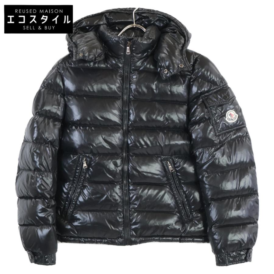 美品　Moncler モンクレールMaya Jacket Black Moncler Maya Hooded Short Down Jacket - Short Down Jackets