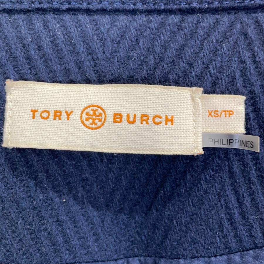 TORY BURCH（トリーバーチ） 10006301 ネイビー 金ボタン ロングコート