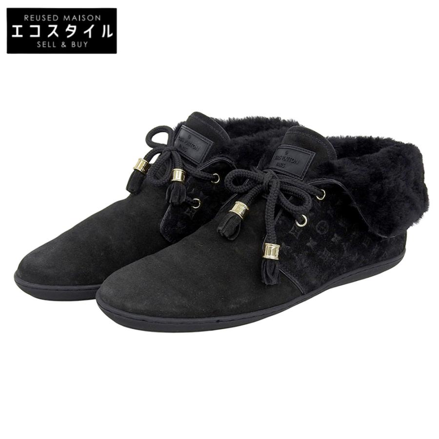 【Louis Vuitton】レザーショートブーツ ルイヴィトン（ショートブーツ）