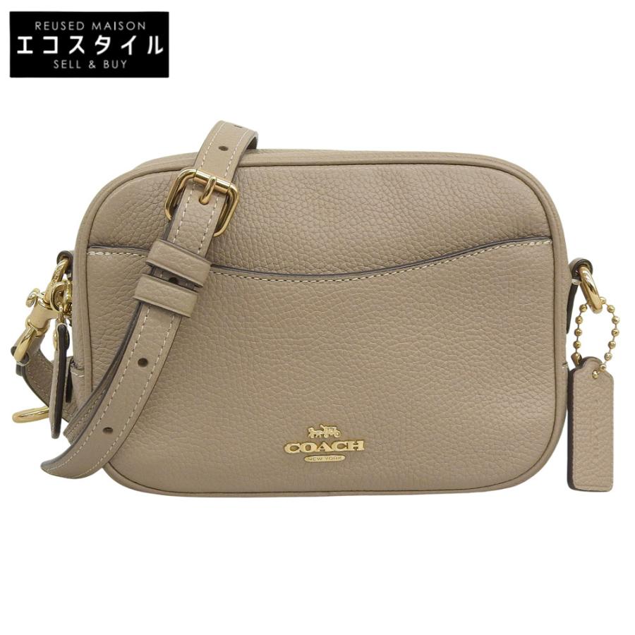 COACH コーチ 美品 レザー ショルダーバッグ レディース ベージュ H1981 COACH（コーチ） 美品 レザー ショルダーバッグ レディース ベージュ