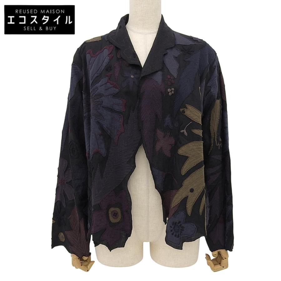 Jurgen Lehl ヨーガンレール フラワー 刺繍 パッチワーク ジャケット