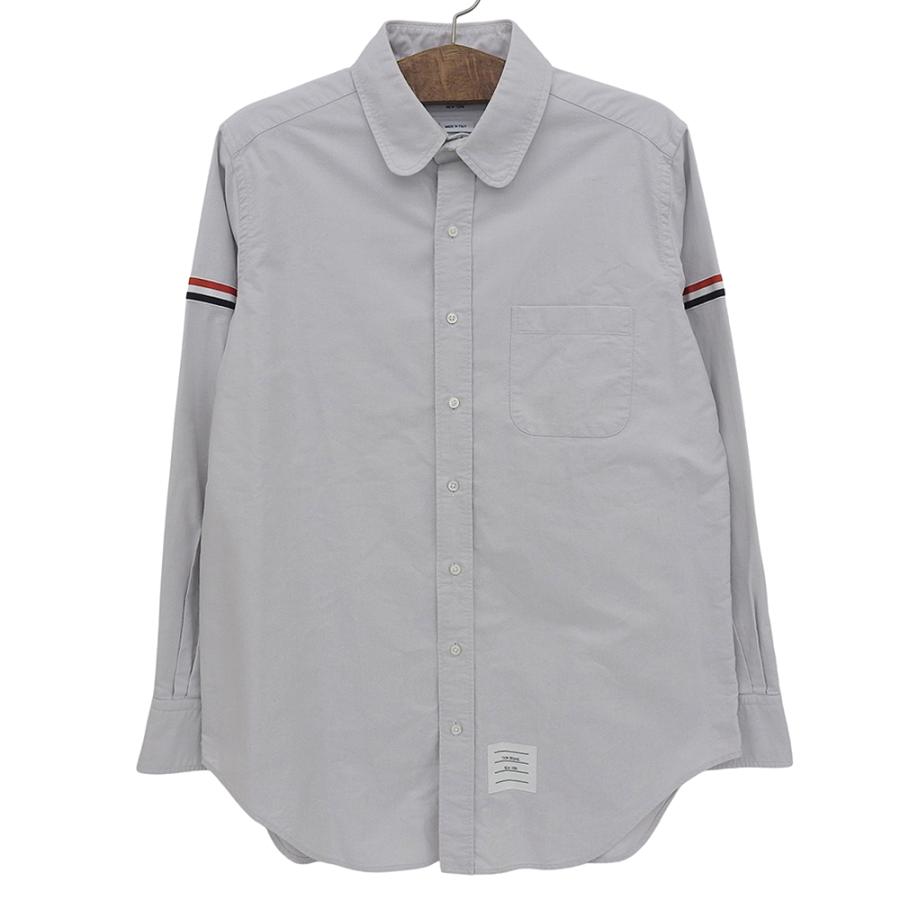 THOM BROWNE トムブラウン トリコロールアームバンド コットン 長袖 