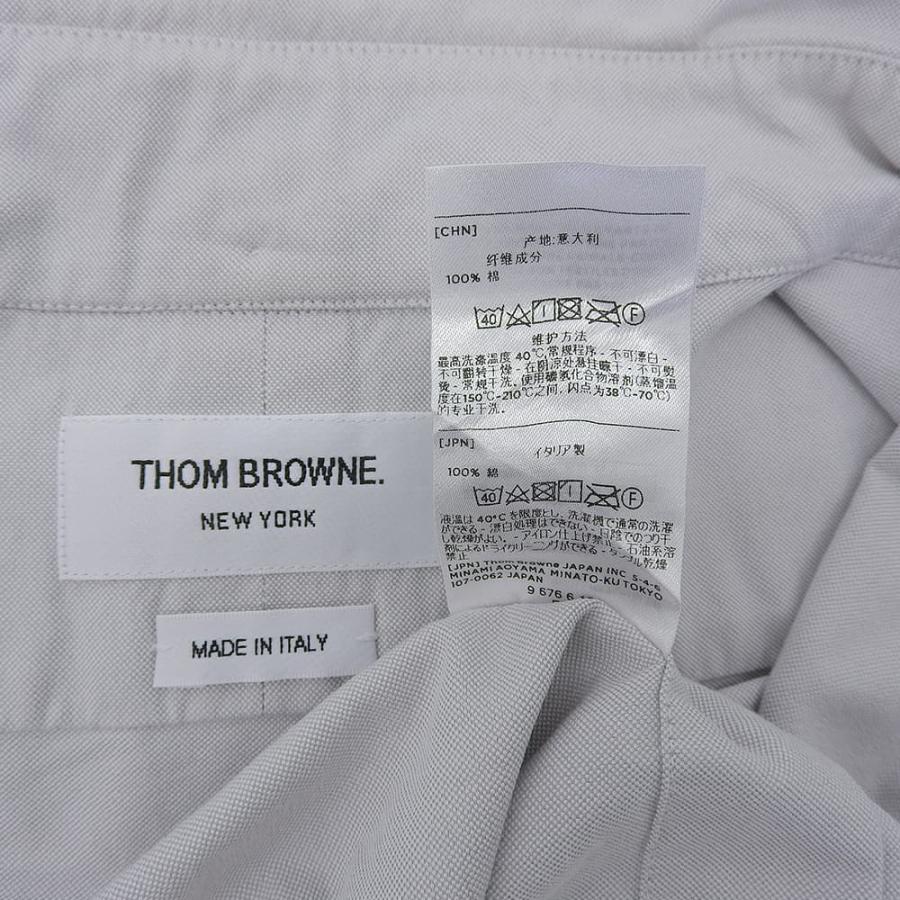 THOM BROWNE トムブラウン トリコロールアームバンド コットン 長袖 