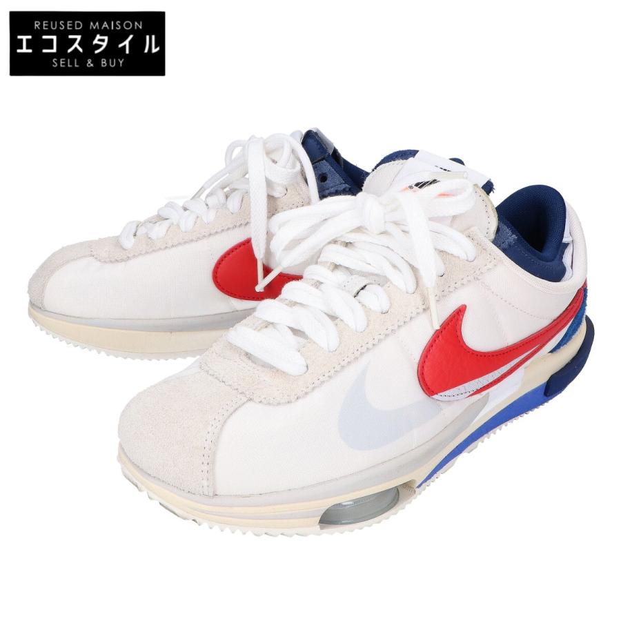 NIKE（ナイキ） 美品 NIKEナイキxsacaiサカイ DQ0581-100 ZOOM CORTEZ