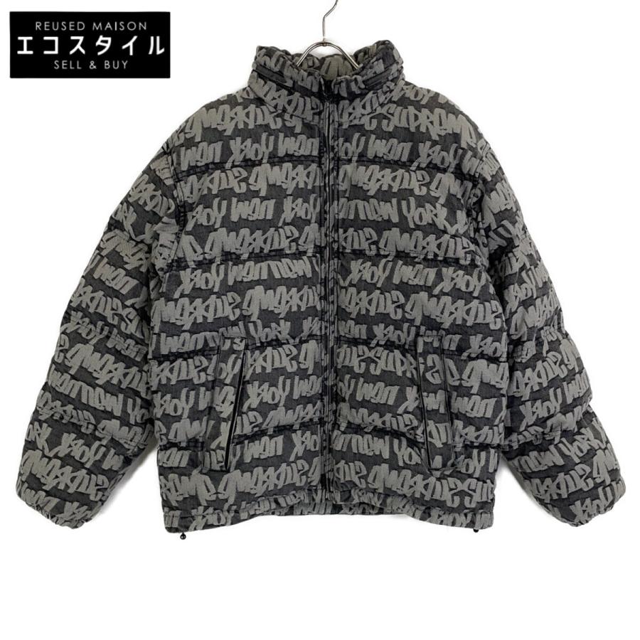 Supreme（シュプリーム） 22SS グレー Fat Tip Jacquard Denim Puffer