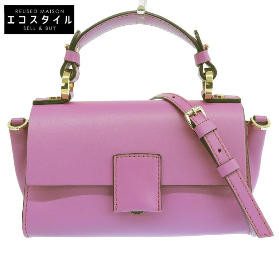 美品 LORISTELLA ロリステッラ レザー 2WAY ミニハンド/ショルダー 
