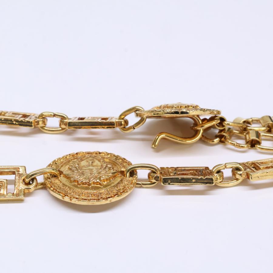 Versace ヴェルサーチ メデューサ チェーン ネックレス ゴールド
