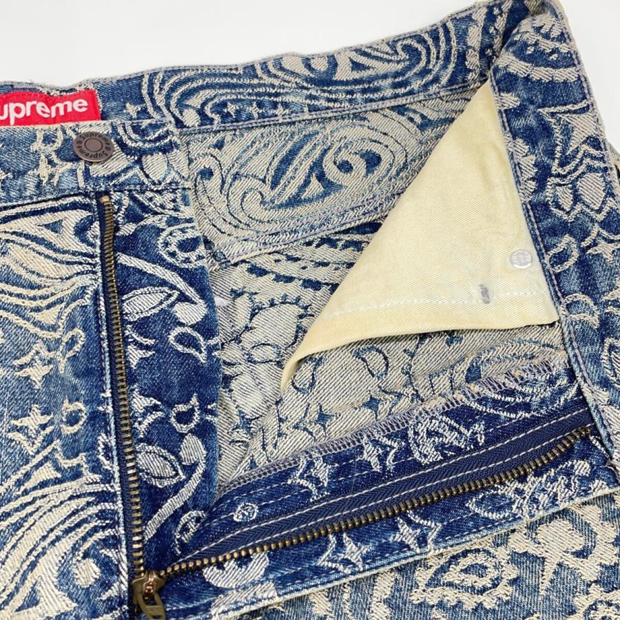 Supreme（シュプリーム） 25SS ブルー Bandana Jacquard Baggy デニム