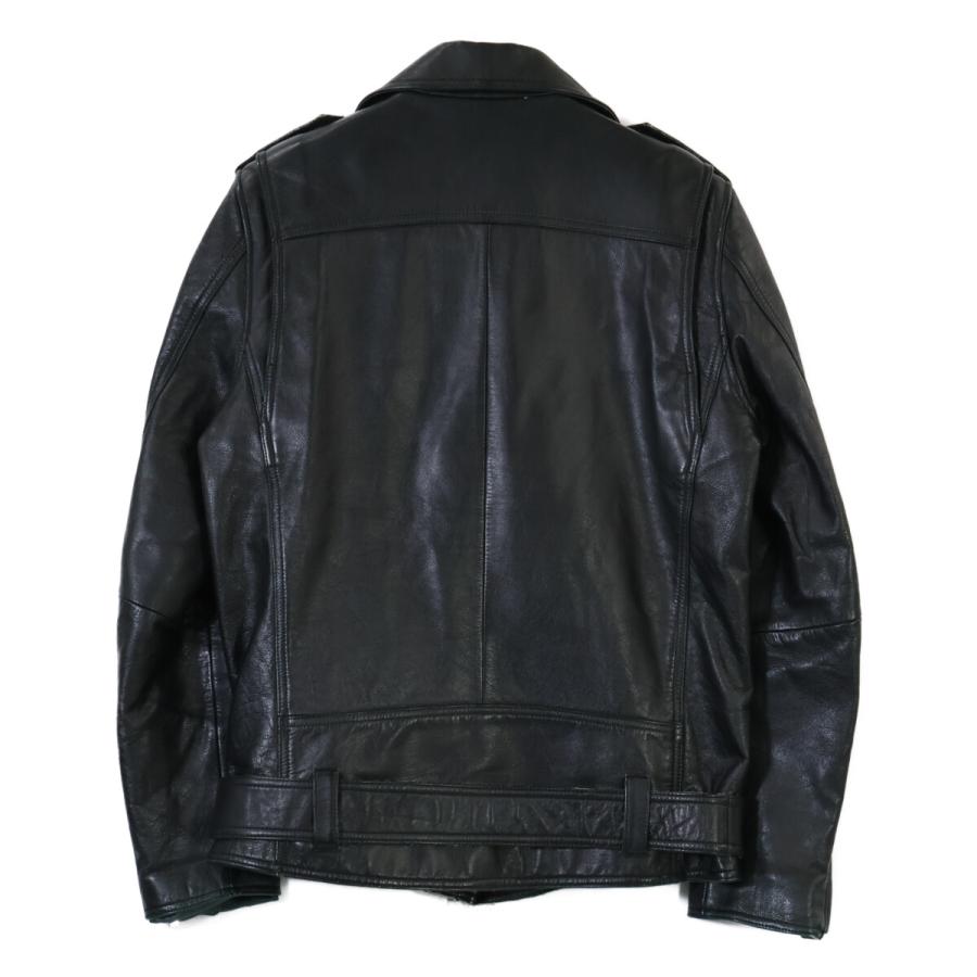 291295=homme 291295オム ブラック カウハイド TYPE P-29 ダブル