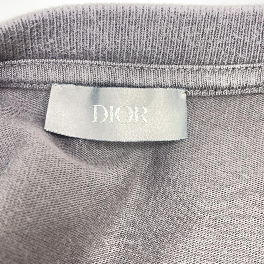 Dior HOMME ディオールオム グレー エンブロイダリー ロゴ Tシャツ