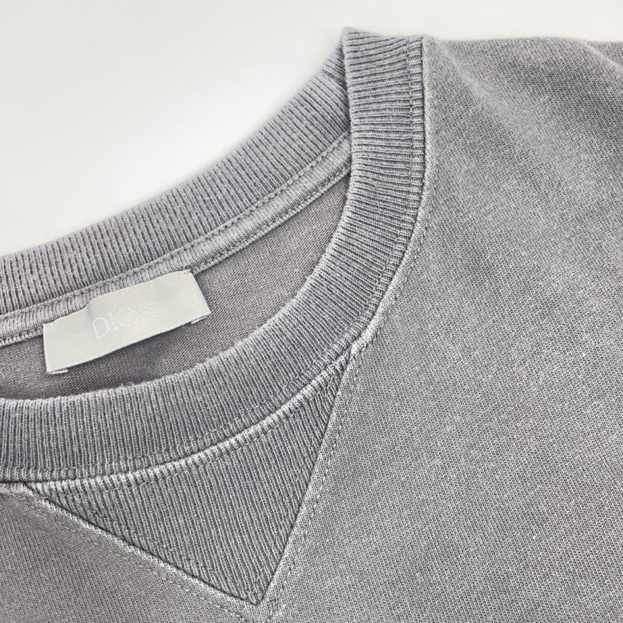Dior HOMME ディオールオム グレー エンブロイダリー ロゴ Tシャツ