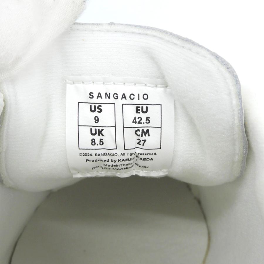 未使用 sangacio サンガッチョ にゅ〜ず SG8 SPREE WHITE スニーカー
