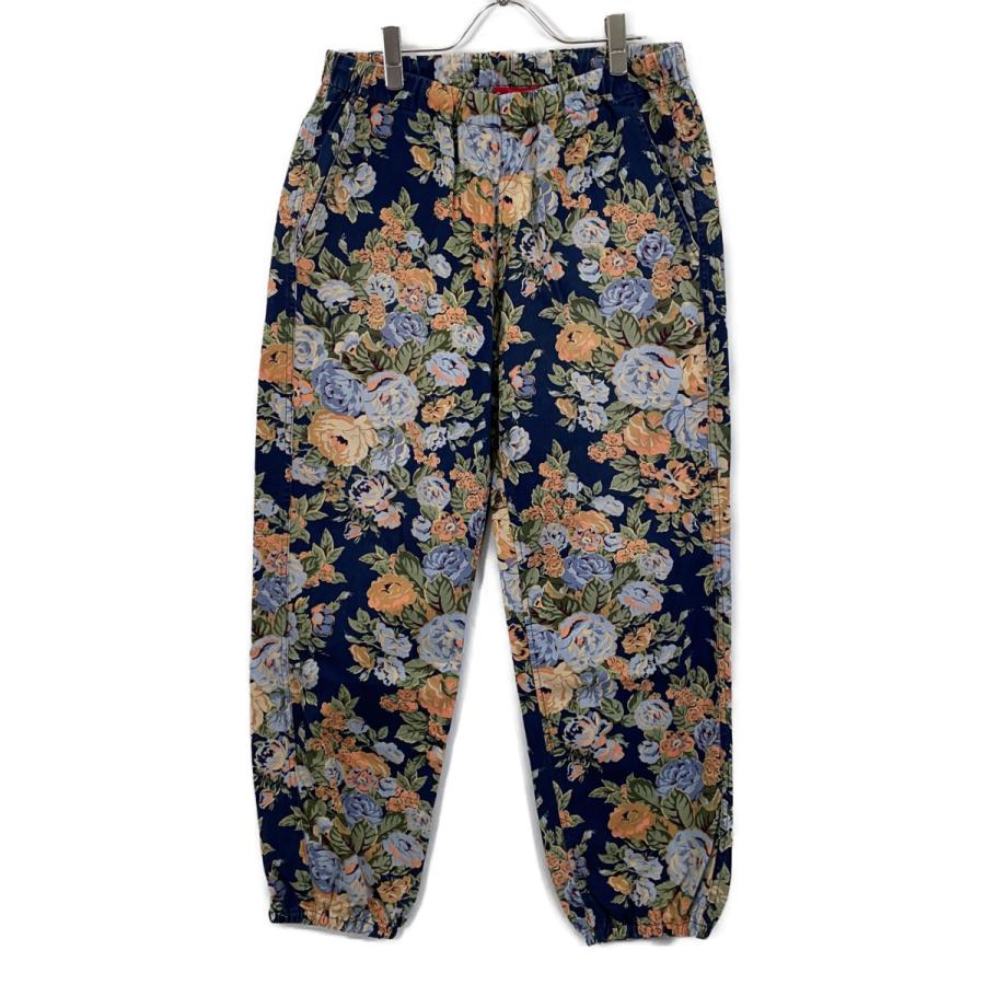 Supreme フラワーパターンパンツ 34 Supreme（シュプリーム） 14AW ネイビー Flowers Pant パンツ ブルー