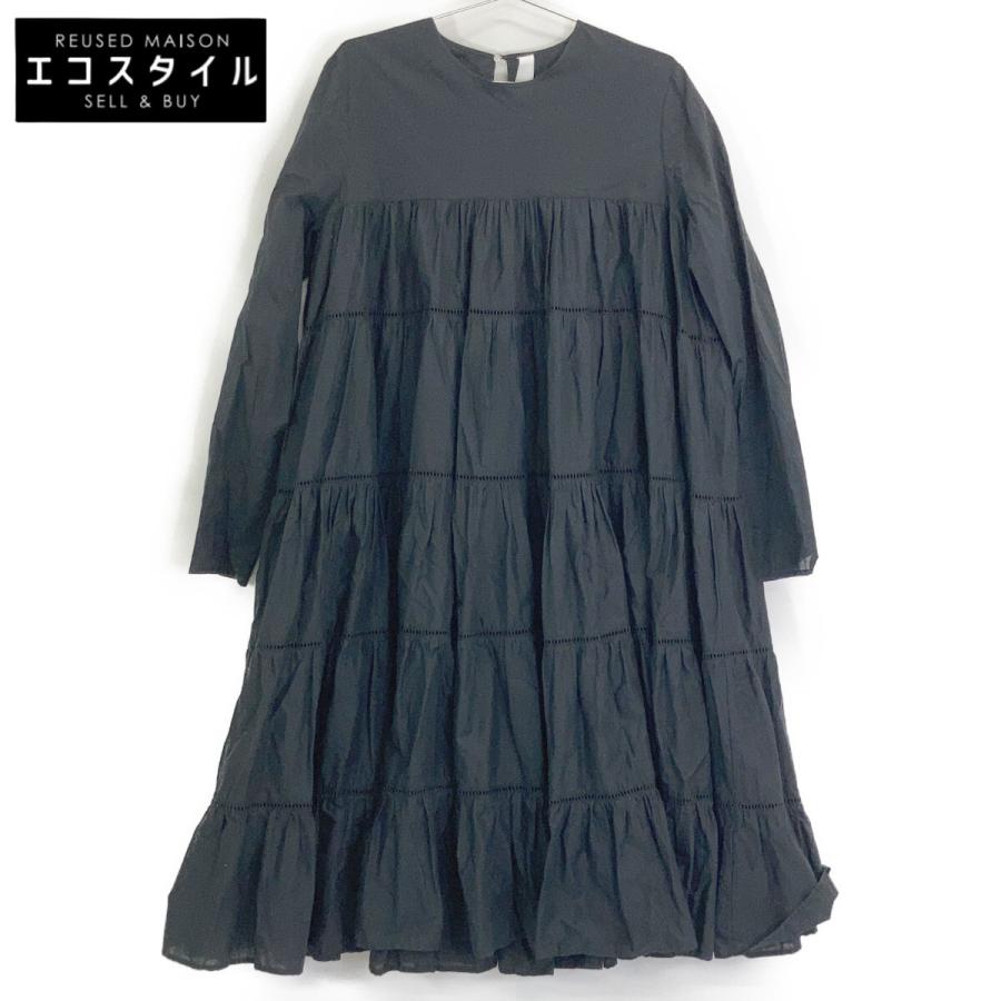 美品/ MERLETTE マーレット ティアード ワンピース S ブラック
