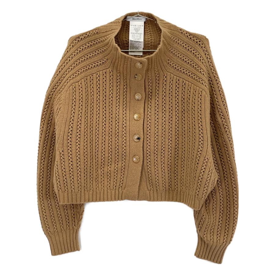Max Mara マックスマーラ キャメル ウール カシミヤ クロップド 