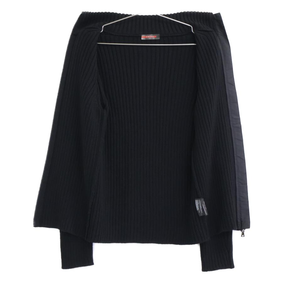 PRADA SPORT プラダスポーツ ETB0082 ブラック ウール トライバース
