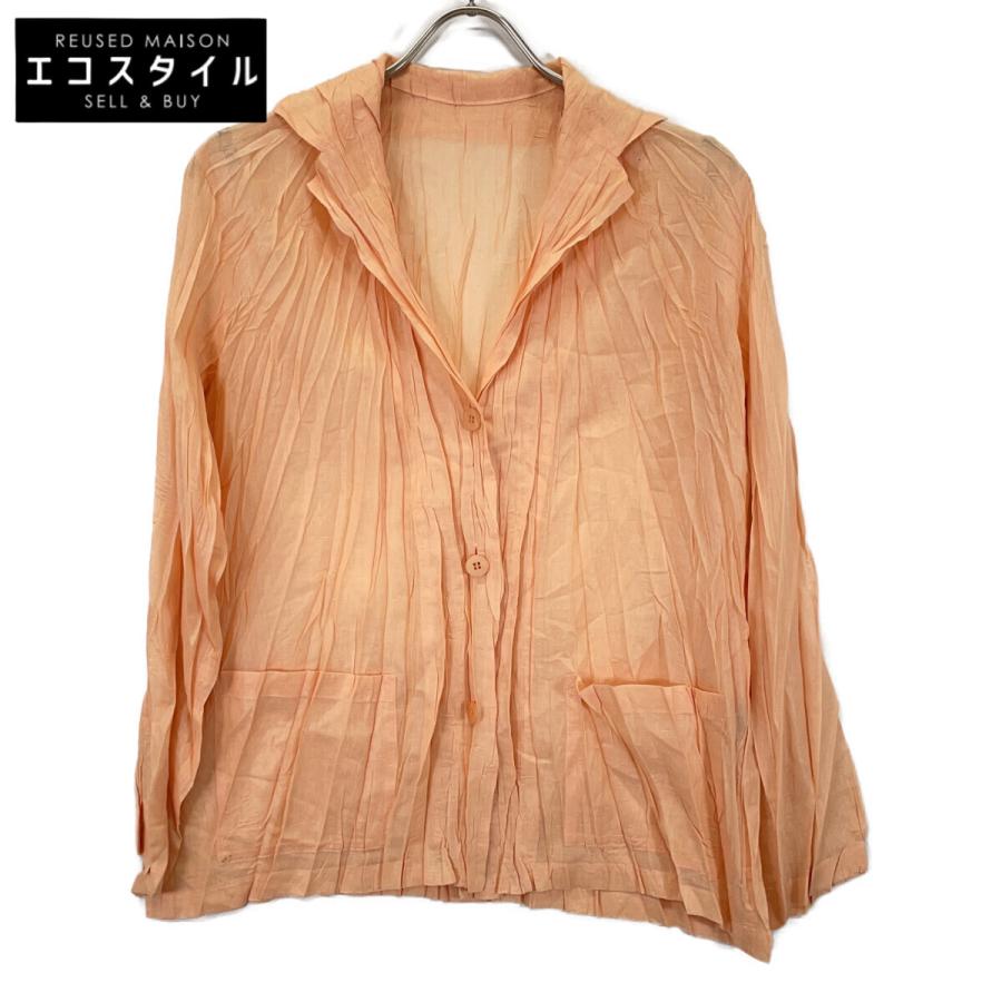 PLEATS PLEASE プリーツプリーズ  PP42-PD919 ﾍﾞｰｼﾞｭ 長袖ｼｬﾂ 3 PLEATS PLEASE プリーツプリーズ PP42-PD919 ベージュ 長袖シャツ