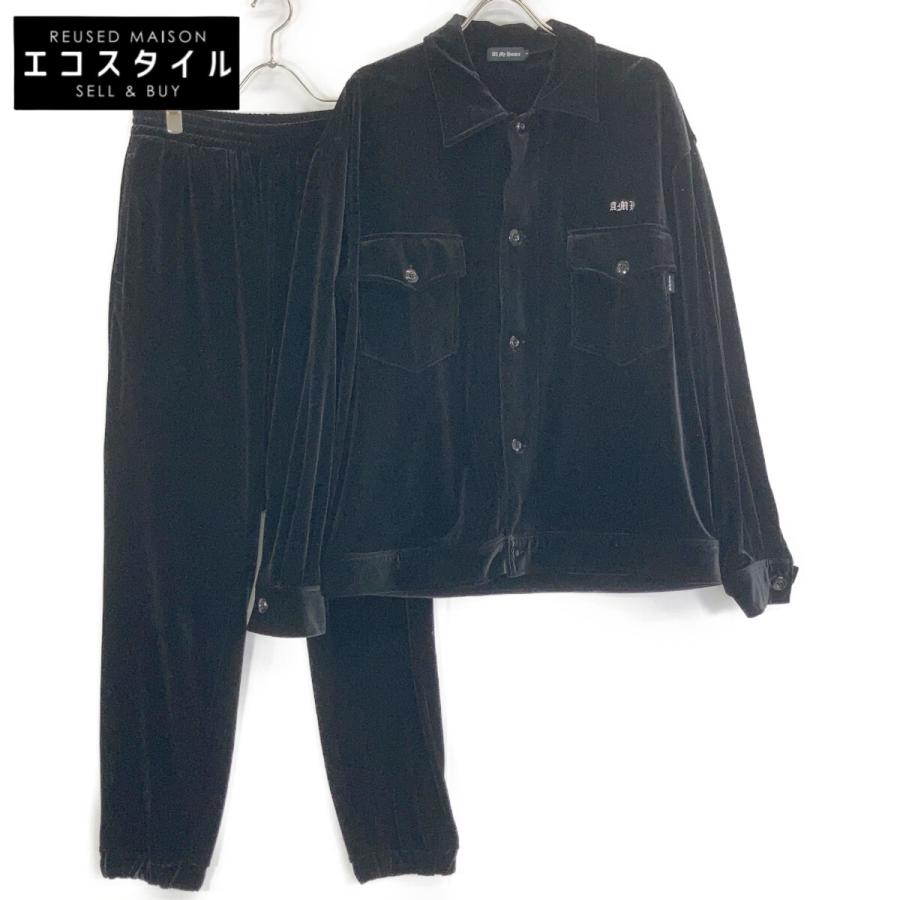 SWAG HOMIES ベルベットセットアップ ブラック All My Homies オールマイホーミーズ ブラック ベルベット ジャケット