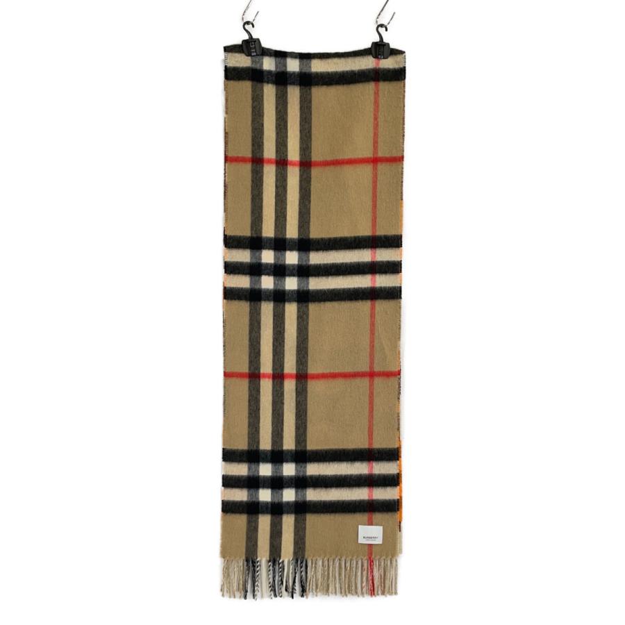 BURBERRY（バーバリー） チェック リバーシブル フリンジ マフラー
