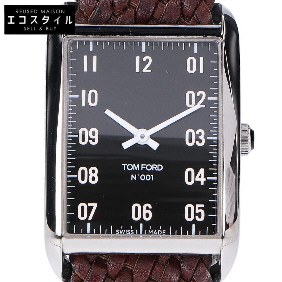 美品 TOM FORD トムフォード TFT001003 LARGE レクタンギュラー 