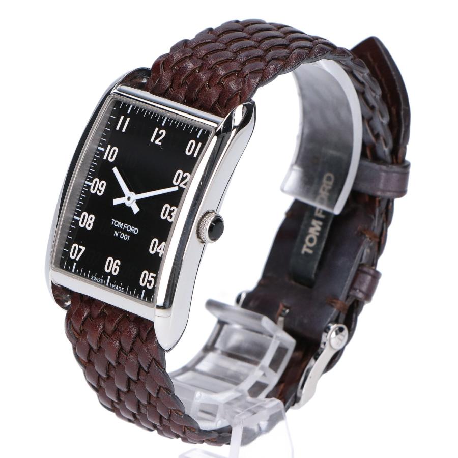 美品 TOM FORD トムフォード TFT001003 LARGE レクタンギュラー 