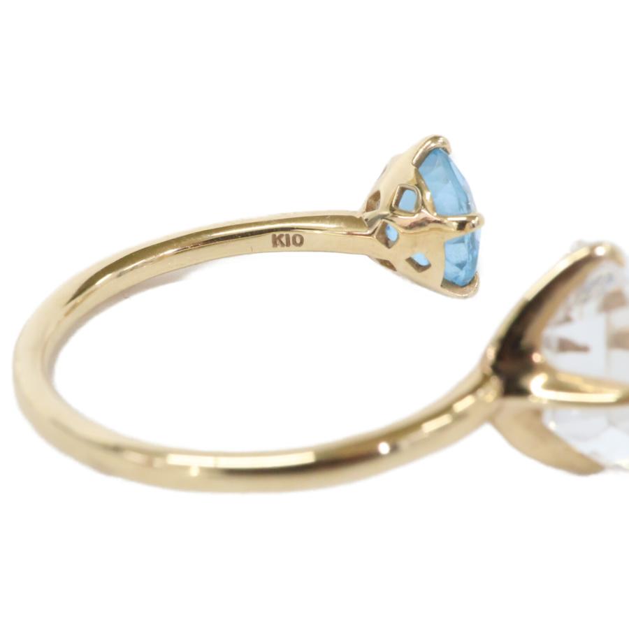 STAR JEWELRY スタージュエリー K10 フォーク リング 指輪 レディース 
