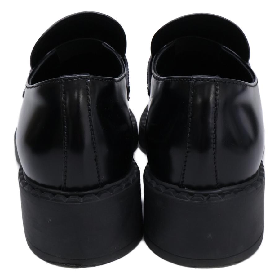 PRADA（プラダ） 2DE127 チョコレート ブラッシュドレザー ローファー