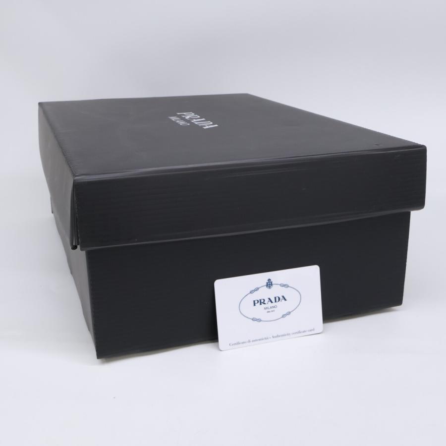 PRADA（プラダ） 2DE127 チョコレート ブラッシュドレザー ローファー