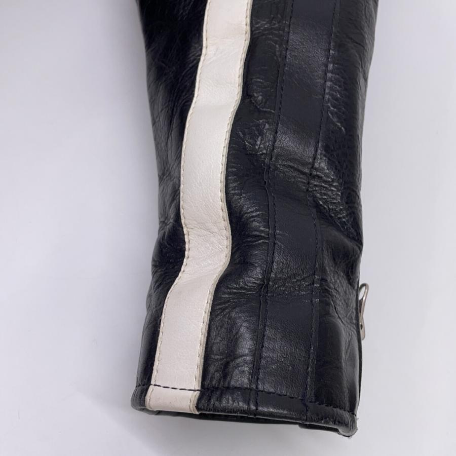 VANSON（バンソン） 14989 ブラック レザー シングルライダース