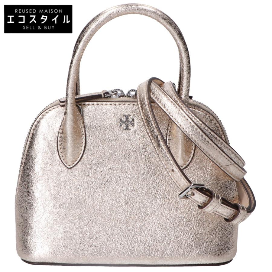 TORY BURCH（トリーバーチ） 美品 エマーソン メタリック ミニ ドーム 