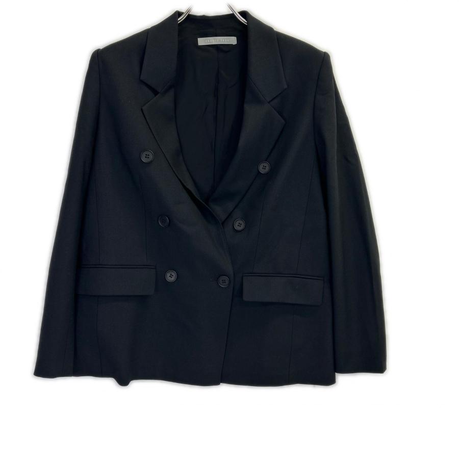 theory luxe セオリーリュクス 25年 ブラック Suave Saxony Hansen Jacket ブラック 38 ジャケット レディース 中古_1