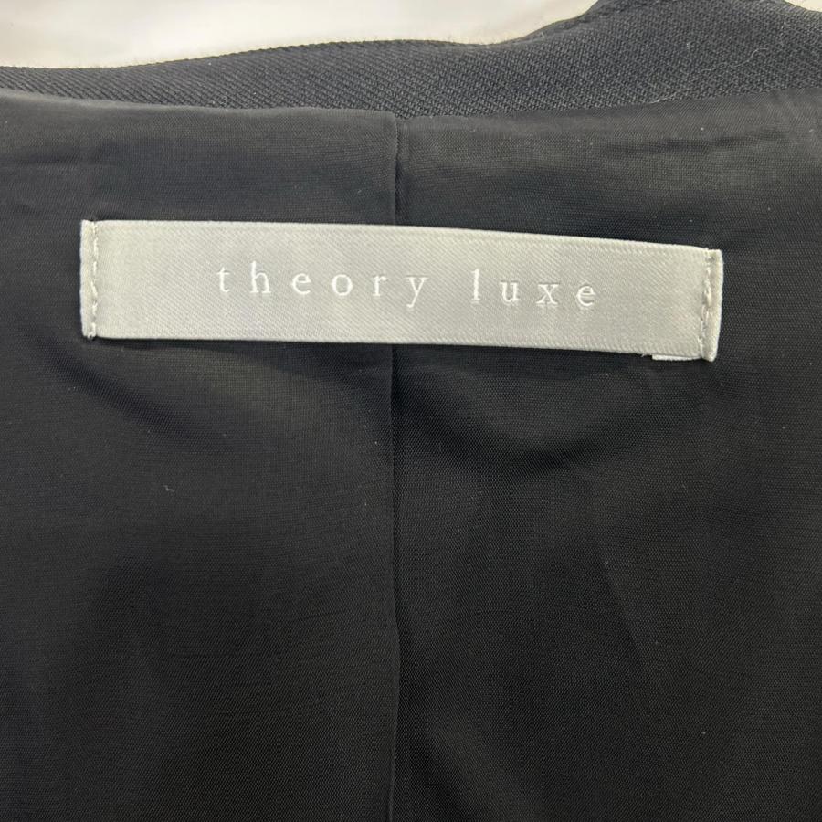 theory luxe セオリーリュクス 25年 ブラック Suave Saxony Hansen Jacket ブラック 38 ジャケット レディース 中古_4