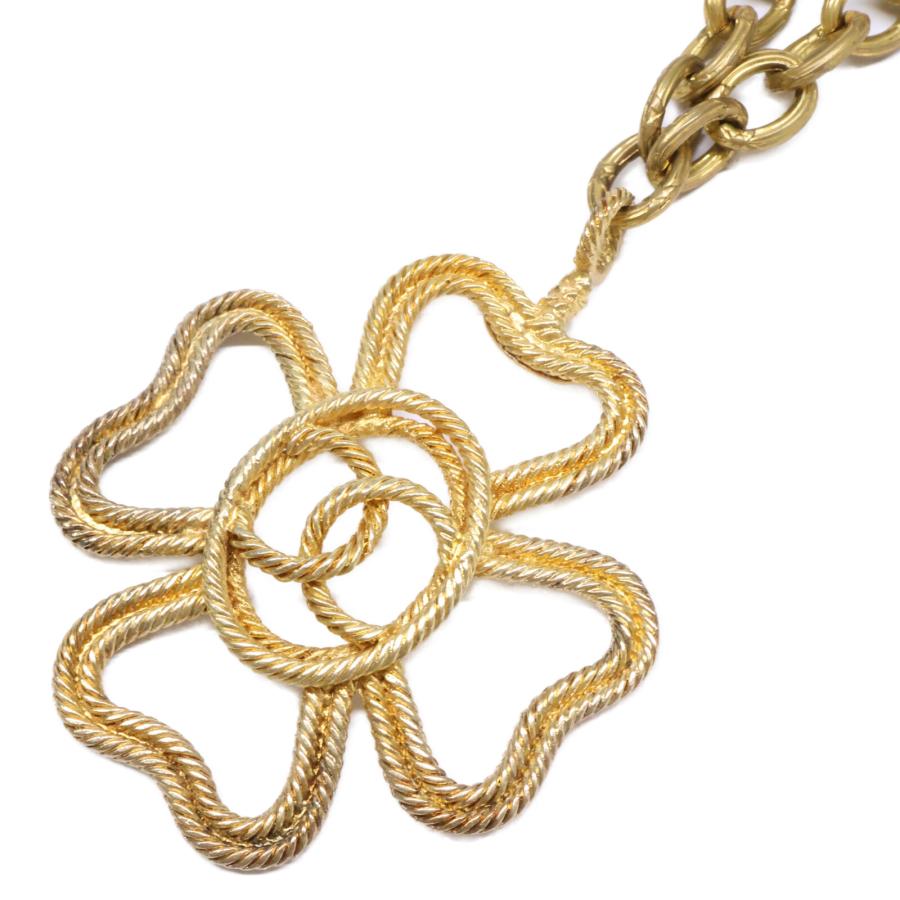 CHANEL シャネル 2 8 ヴィンテージ ココマーク クローバー ネックレス レディース アクセサリー