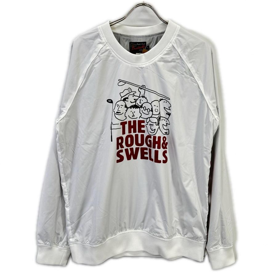 rough & swell ラフアンドスウェル RSM-24243 ホワイト BROTHERS スニード プリントトップス ホワイト L トップス ポリエステル メンズ 中古_1