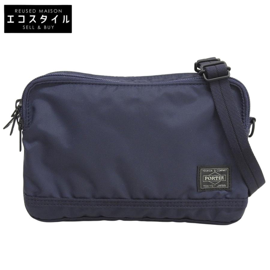 PORTER 美品 ポーター タイム ナイロン ショルダーバッグ メンズ 