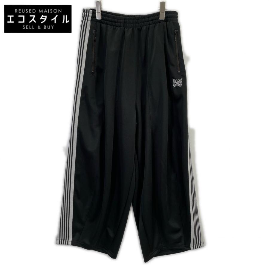 Needles ブラック トラックパンツ XS NEEDLES: ブラック Narrow トラックパンツ | SSENSE 日本