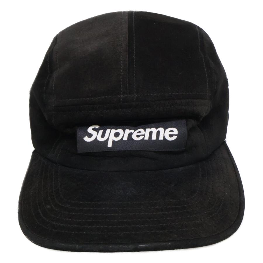 Supreme（シュプリーム） 18SS ボックスロゴ スエード キャップ 帽子