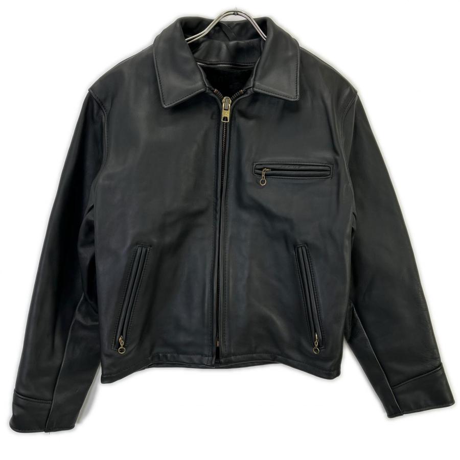 Schott N.Y.C（ショット） SCHOTT AT-101E ブラック カーフレザー 