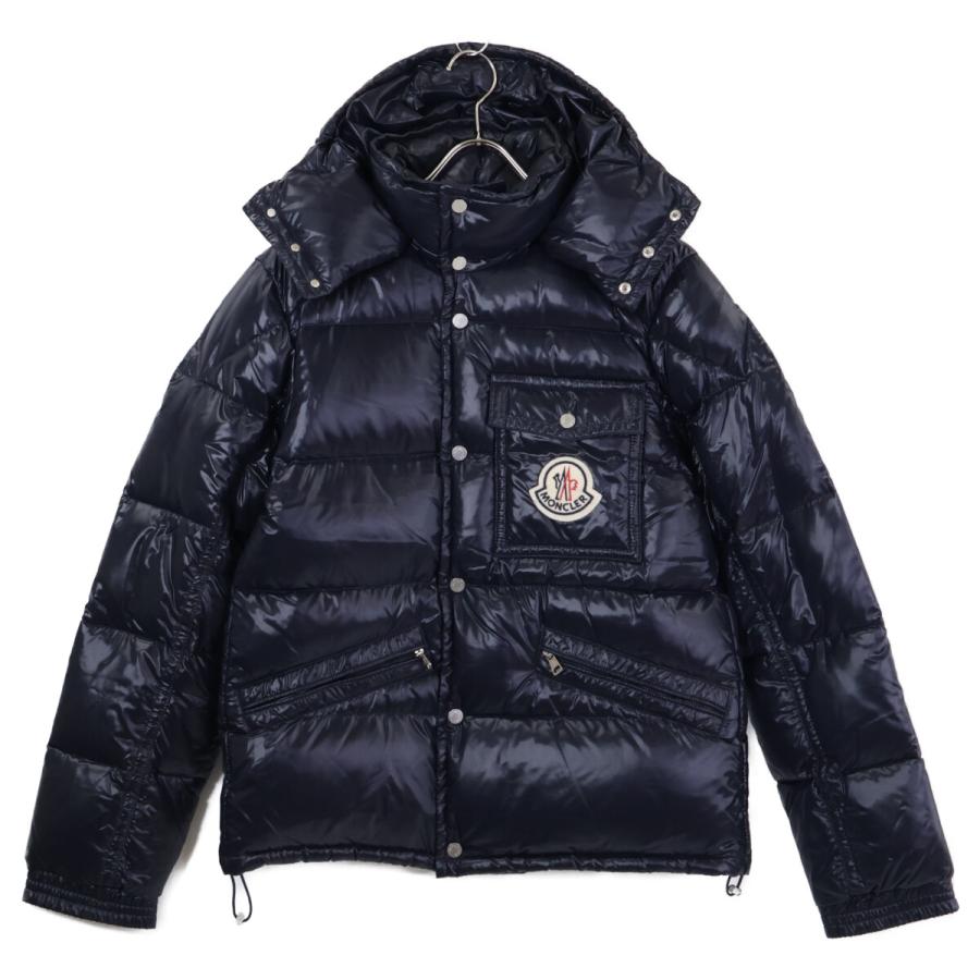 MONCLER モンクレール　ネイビー　フード付きダウンジャケット MONCLER（モンクレール） 41303 K2 フード付ダウンジャケット 3