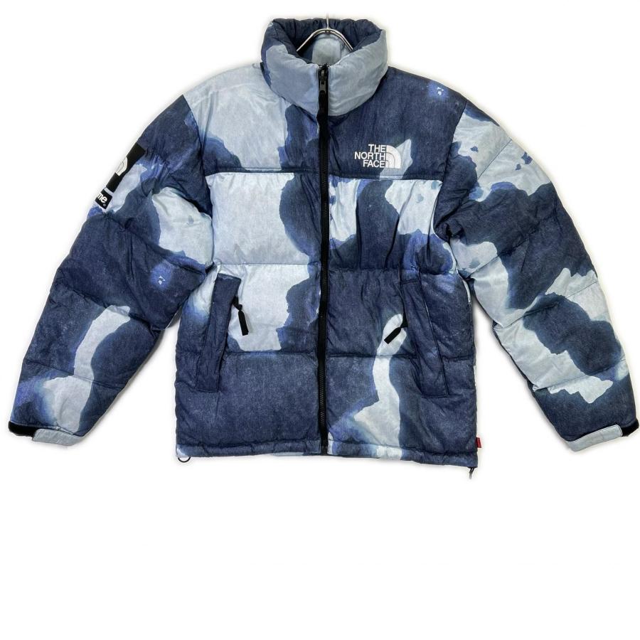 THE NORTH FACE ノースフェイス ×シュプリーム 21AW ブリーチ デニム プリント ヌプシ ダウン ジャケット S THE NORTH FACE（ザ ノースフェイス） ノースフェイス ×シュプリーム