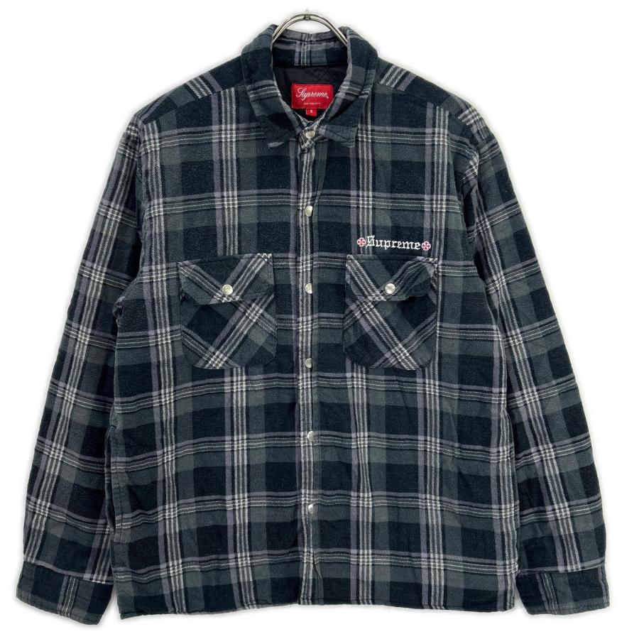 Supreme（シュプリーム） ×Independent 17AW ネイビー Quilted Flannel