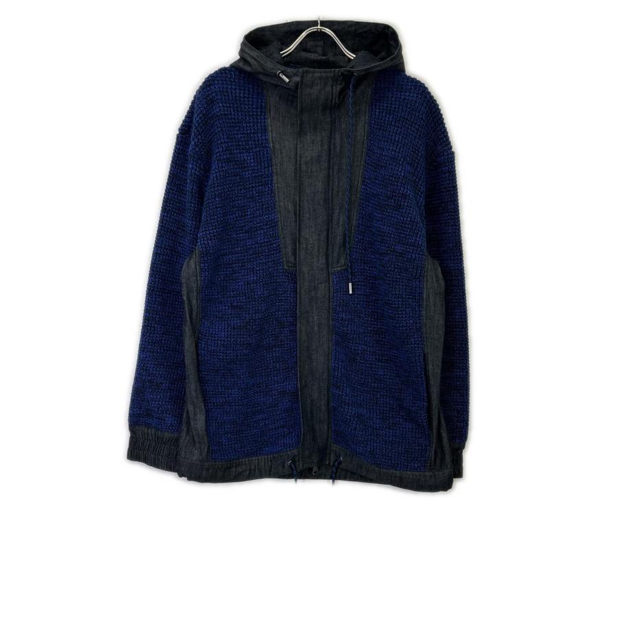DIESEL BLACK GOLD デニム 再構築 切替 テーラードジャケット DIESEL BLACK GOLD BlackGold ディーゼルブラックゴールド ブラック