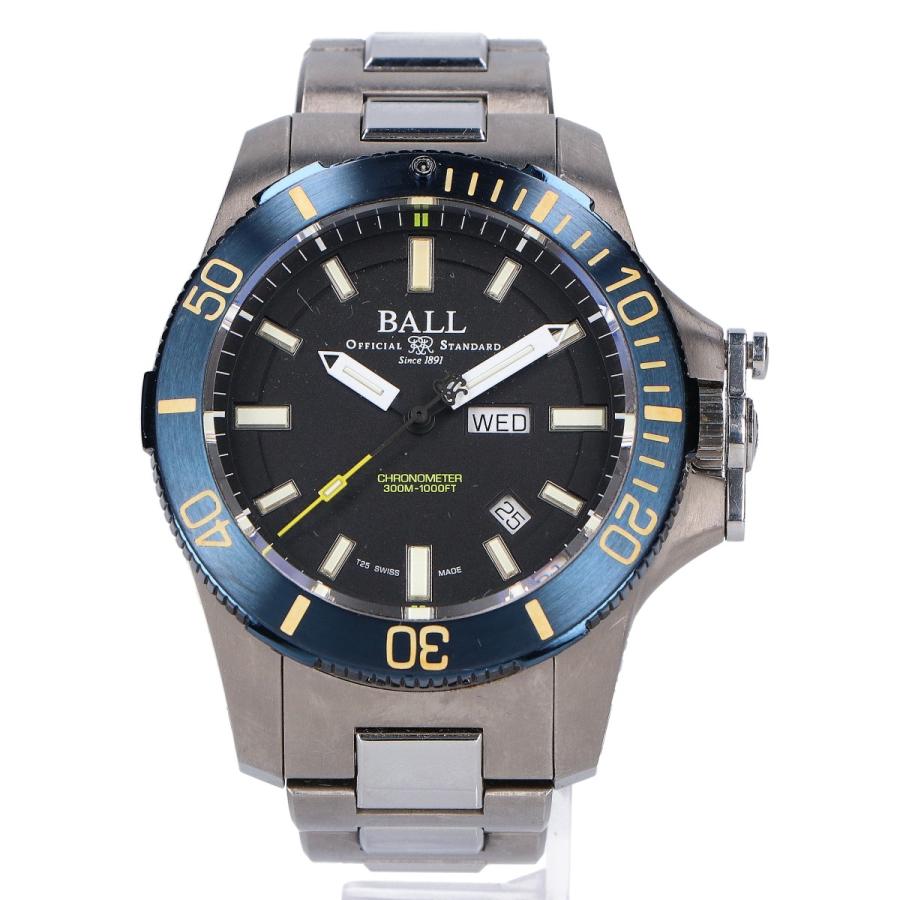 BALL ボールウォッチ DM2276A-S3CJ-BK サブマリン ウォーフェア ブルーPVD 自動巻き 腕時計 メンズの画像