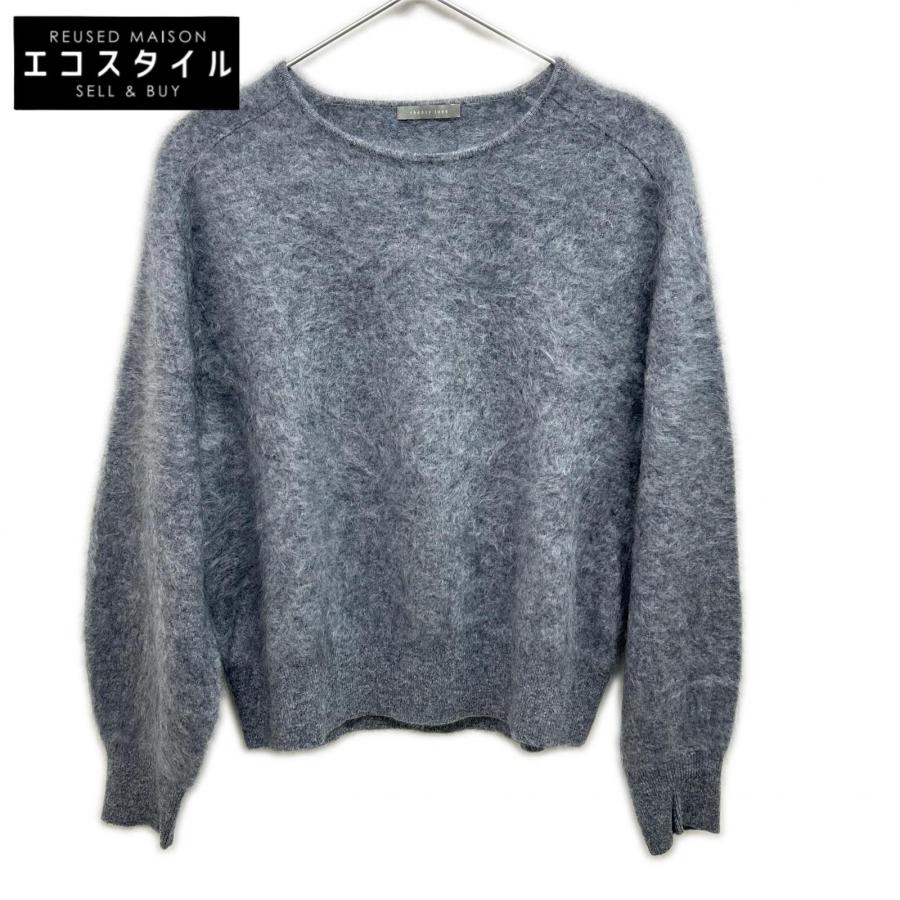 theory luxe セオリーリュクス  24年 ｸﾞﾚｰ FUR CASHMERE SERAN ﾆｯﾄ 38 theory luxe セオリーリュクス 24年 グレー FUR CASHMERE SERAN ニット