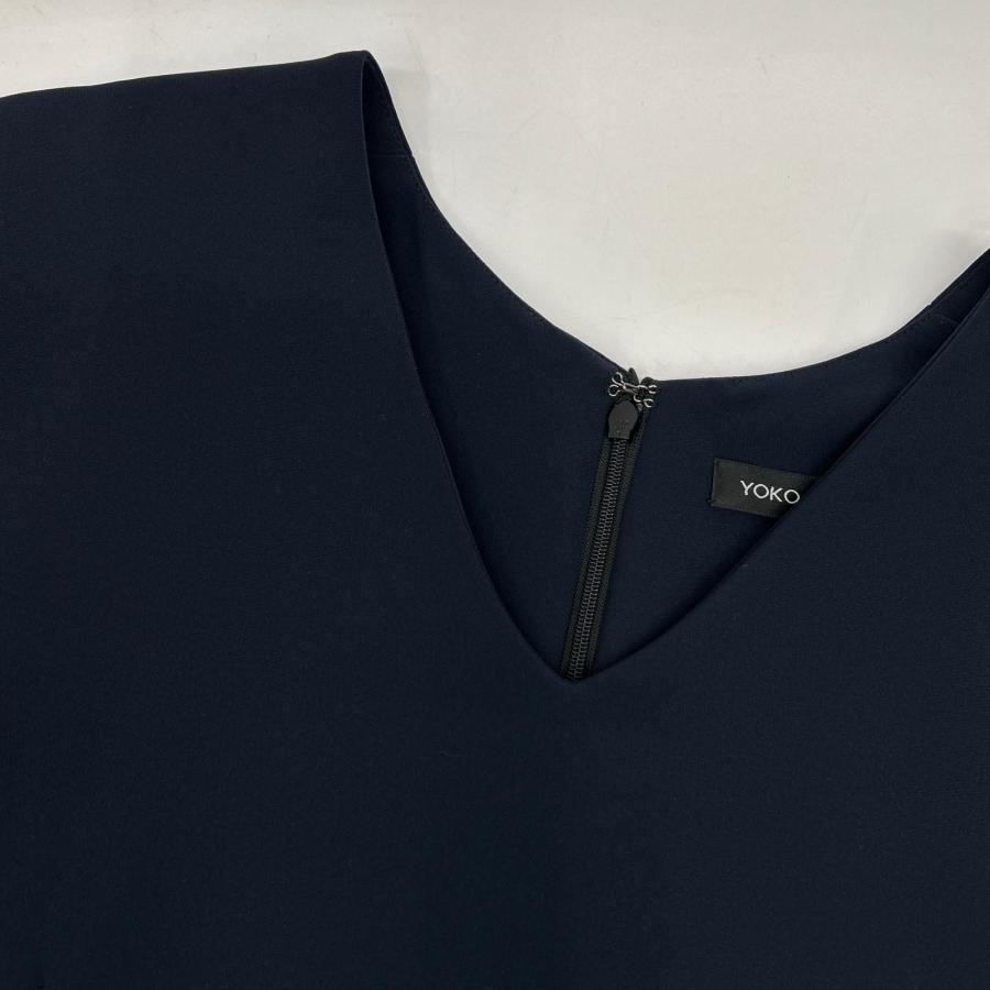 YOKO CHAN（ヨーコチャン） 新品/ YCD-318-407 V-neck Layered Dress V