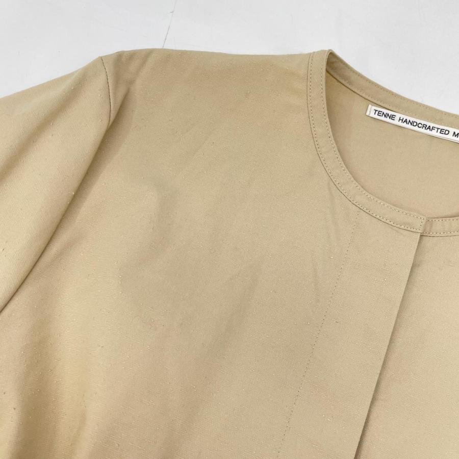 tenneHANDCRAFTED MODERN ベージュオールインワン TENNE HANDCRAFTED MODERN テンハンドクラフテッドモダン コットン