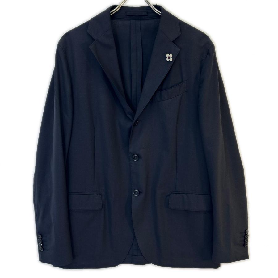 LARDINI（ラルディーニ） SU.821-A ネイビー ブートニエール付き