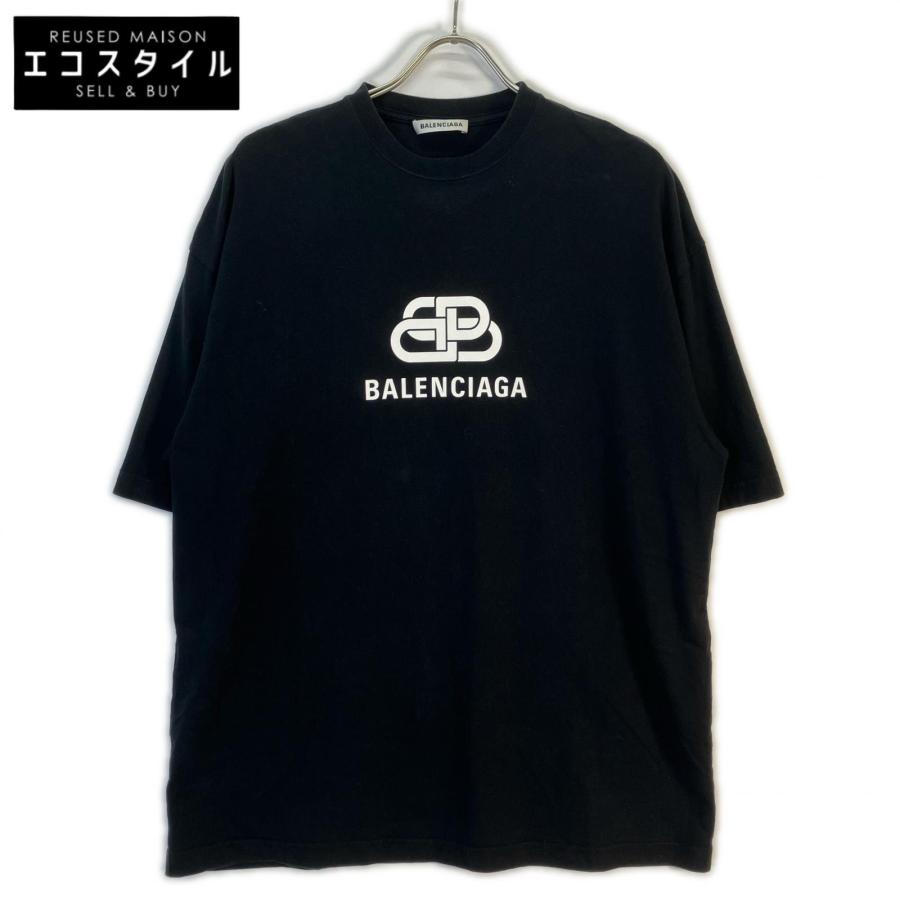 BALENCIAGA（バレンシアガ） 18年製 ブラック オーバーサイズBBロゴ T