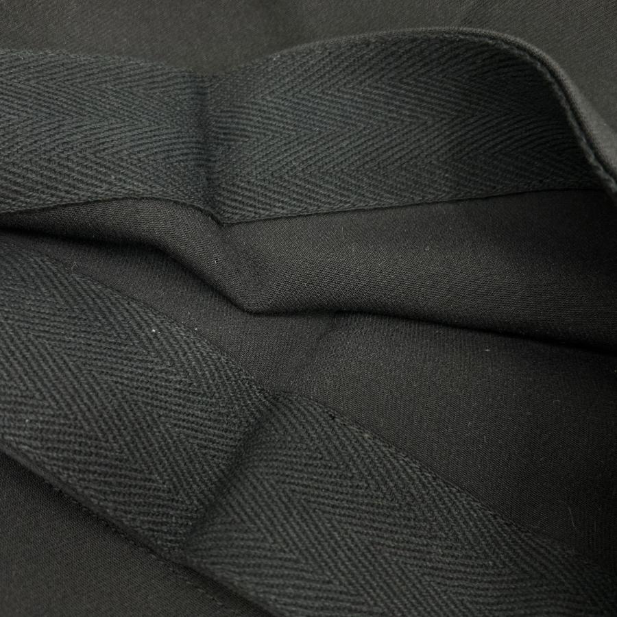 sacai サカイ 25SS ブラック ベルト付きセンタープレススラックスロングパンツ　25-030639M 1 sacai（サカイ） 25SS ブラック ベルト付きセンタープレススラックス