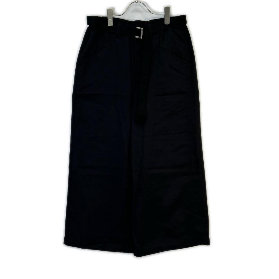sacai（サカイ） ×SPIEWAK 24-03533M ブラック ワイドパンツ ブラック